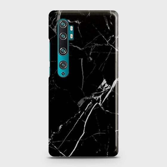 Xiaomi Mi Note 10 Pro Cover - Black Modern Classic Marble Printed Hard Case with Life Time Colors Guarantee