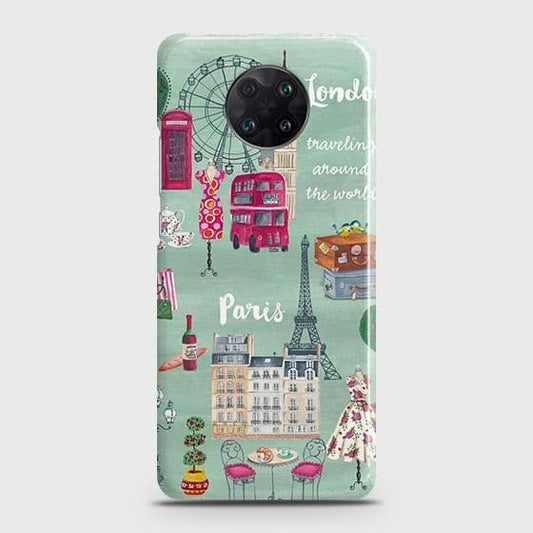 Xiaomi Poco F2 Pro Cover - Matte Finish - London, Paris, New York ModernPrinted Hard Case with Life Time Colors Guarantee b-72