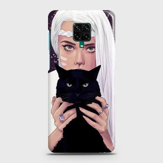 Xiaomi Poco M2 Pro Cover - Trendy Wild Black Cat Printed Hard Case with Life Time Colors Guarantee