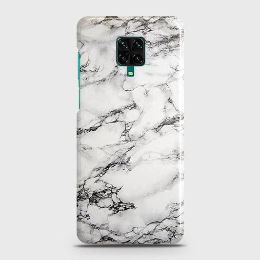Xiaomi Poco M2 Pro Cover - Matte Finish - Trendy Mysterious White Marble Printed Hard Case with Life Time Colors Guarantee
