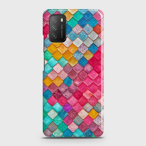 Xiaomi Redmi Note 9 4G Cover - Chic Colorful Mermaid Printed Hard Case with Life Time Colors Guarantee ( Fast Delivery )