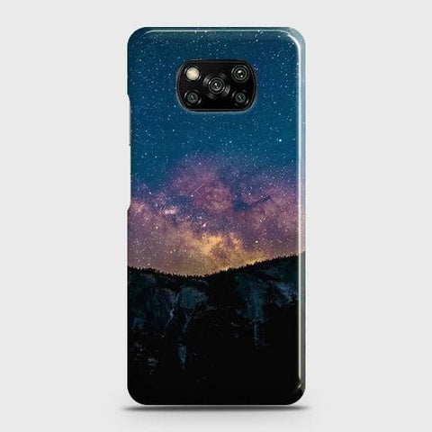 Xiaomi Poco X3 Pro Cover - Matte Finish - Embrace Dark Galaxy  Trendy Printed Hard Case with Life Time Colors Guarantee