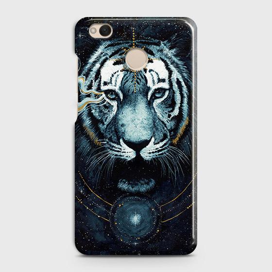 Xiaomi Redmi 4 / 4X Cover - Vintage Galaxy Tiger Printed Hard Case with Life Time Colors Guarantee