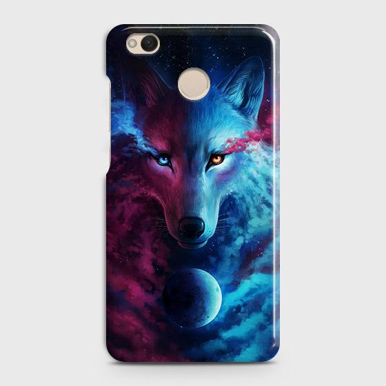 Xiaomi Redmi 4 / 4X Cover - Infinity Wolf Trendy Printed Hard Case with Life Time Colors Guarantee