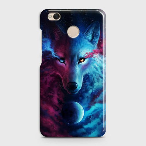 Xiaomi Redmi 4 / 4X Cover - Infinity Wolf Trendy Printed Hard Case with Life Time Colors Guarantee