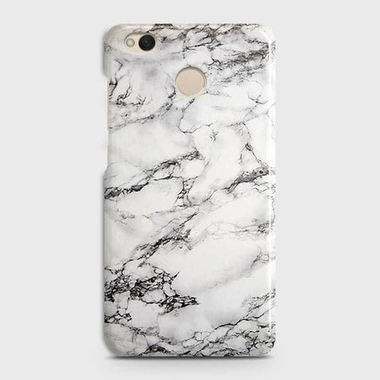 Xiaomi Redmi 4 / 4X Cover - Matte Finish - Trendy Mysterious White Marble Printed Hard Case with Life Time Colors Guarantee