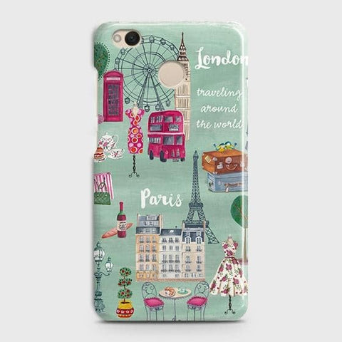 Xiaomi Redmi 4 / 4X Cover - Matte Finish - London, Paris, New York ModernPrinted Hard Case with Life Time Colors Guarantee