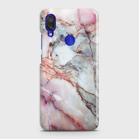 Xiaomi Redmi 7Cover - Violet Sky Marble Trendy Printed Hard Case with Life Time Colors Guarantee