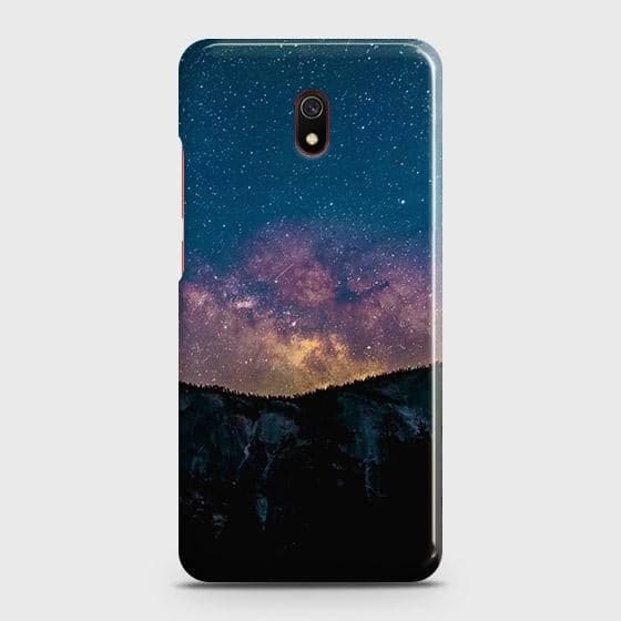 Xiaomi Redmi 8A Cover - Matte Finish - Embrace Dark Galaxy  Trendy Printed Hard Case with Life Time Colors Guarantee