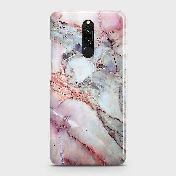 Xiaomi Redmi 8 Cover - Violet Sky Marble Trendy Printed Hard Case with Life Time Colors Guarantee