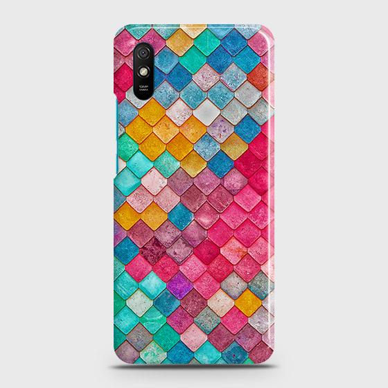 Xiaomi Redmi 9A Cover - Chic Colorful Mermaid Printed Hard Case with Life Time Colors Guarantee