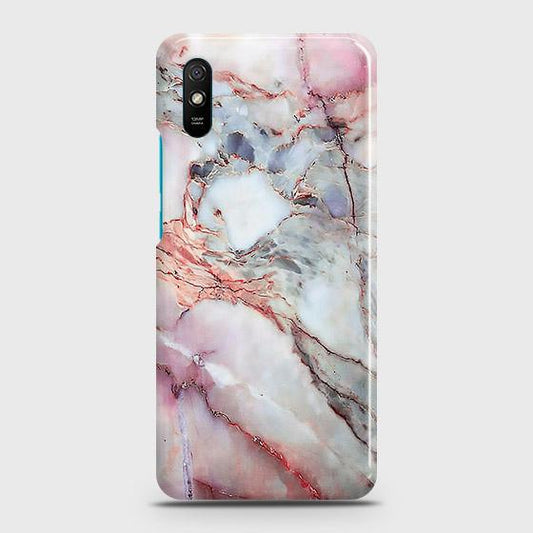 Xiaomi Redmi 9A Cover - Violet Sky Marble Trendy Printed Hard Case with Life Time Colors Guarantee