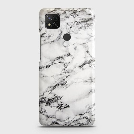 Xiaomi Redmi 9C Cover - Matte Finish - Trendy Mysterious White Marble Printed Hard Case with Life Time Colors Guarantee b62
