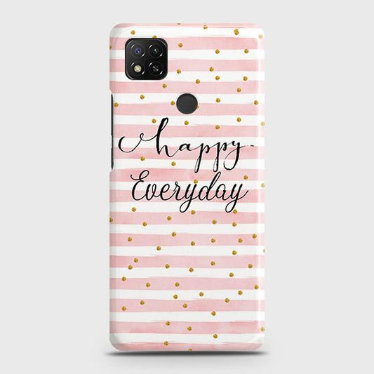 Xiaomi Redmi 9C - Trendy Happy Everyday Case with Life Time Colors Guarantee