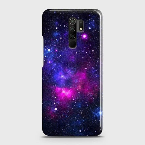 Xiaomi Redmi 9 Prime Cover - Dark Galaxy Stars Modern Printed Hard Case with Life Time Colors Guarantee ( Fast Delivery )