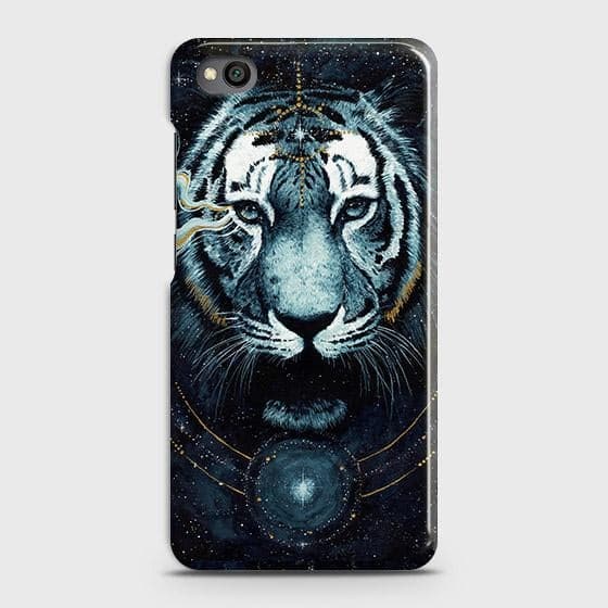 Xiaomi Redmi Go Cover - Vintage Galaxy Tiger Printed Hard Case with Life Time Colors Guarantee