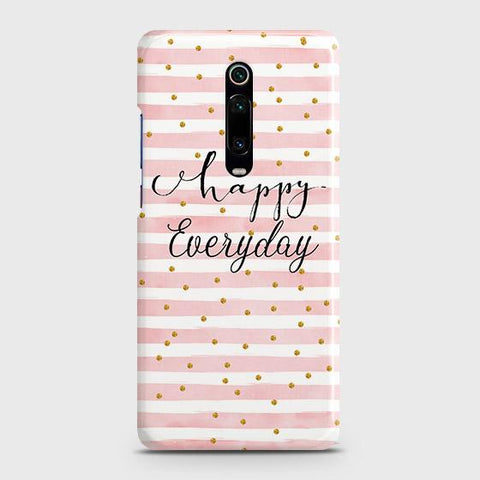 Xiaomi Redmi K20 Cover - Trendy Happy Everyday Printed Hard Case with Life Time Colors Guarantee