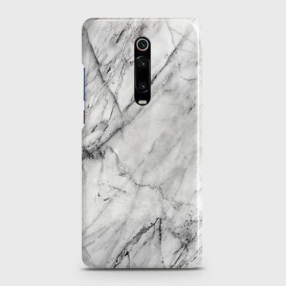 Xiaomi Redmi K20 Pro Cover - Matte Finish - Trendy White Floor Marble Printed Hard Case with Life Time Colors Guarantee - D2