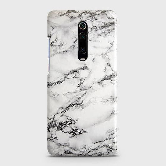 Xiaomi Redmi K20 Pro Cover - Matte Finish - Trendy Mysterious White Marble Printed Hard Case with Life Time Colors Guarantee
