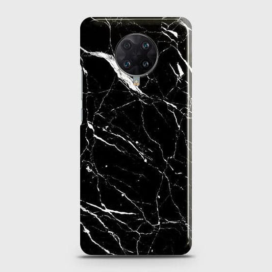 Xiaomi Redmi K30 Pro Zoom Cover - Trendy Black Marble Printed Hard Case with Life Time Colors Guarantee