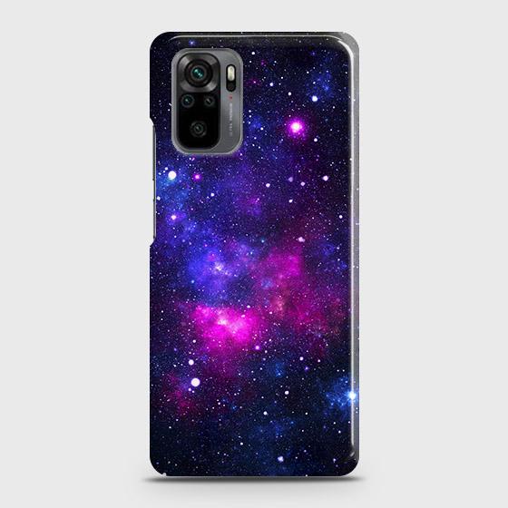 Xiaomi Redmi Note 10S Cover - Dark Galaxy Stars Modern Printed Hard Case with Life Time Colors Guarantee