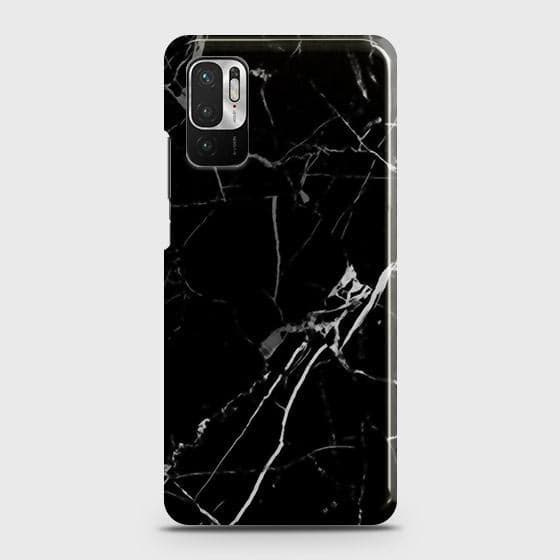 Xiaomi Redmi Note 10 5G Cover - Black Modern Classic Marble Printed Hard Case with Life Time Colors Guarantee (Fast Delivery)