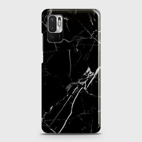 Xiaomi Redmi Note 10 5G Cover - Black Modern Classic Marble Printed Hard Case with Life Time Colors Guarantee (Fast Delivery)