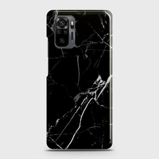 Xiaomi Redmi Note 10 Pro Max Cover - Black Modern ClaSic Marble Printed Hard Case with Life Time Colors Guarantee