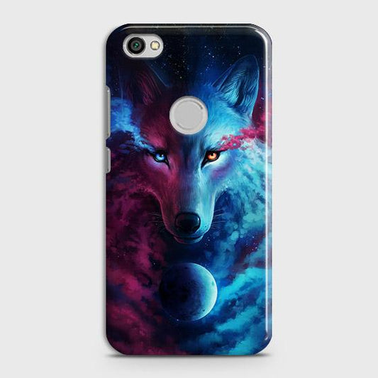 Xiaomi Redmi Note 5A Prime Cover - Infinity Wolf Trendy Printed Hard Case with Life Time Colors Guarantee