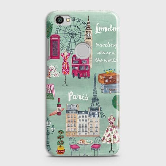 Xiaomi Redmi Note 5A Prime Cover - Matte Finish - London, Paris, New York ModernPrinted Hard Case with Life Time Colors Guarantee