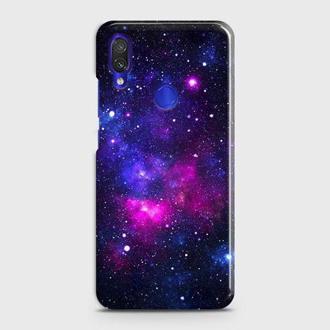 Xiaomi Redmi Note 7 Cover - Dark Galaxy Stars Modern Printed Hard Case with Life Time Colors Guarantee
