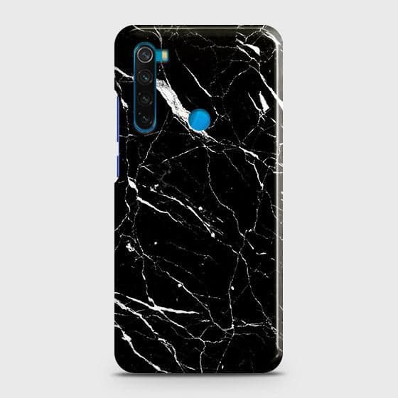 Xiaomi Redmi Note 8 Cover - Trendy Black Marble Printed Hard Case with Life Time Colors Guarantee ( Fast Delivery )