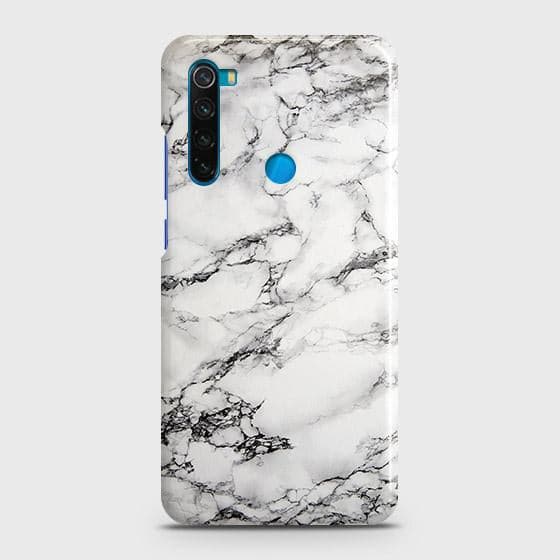 Xiaomi Redmi Note 8 Cover - Matte Finish - Trendy Mysterious White Marble Printed Hard Case with L0ife Time Colors Guarantee B78