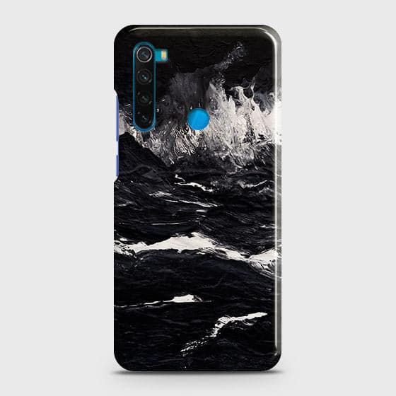 Xiaomi Redmi Note 8 Cover - Black Ocean Marble Trendy Printed Hard Case with Life Tim e Colors Guarantee