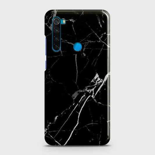 Xiaomi Redmi Note 8 Cover - Black Modern Classic Marble Printed Hard Case with Life Time Colors Guarantee(1)