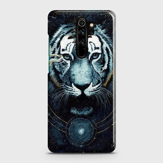 Xiaomi Redmi Note 8 Pro Cover - Vintage Galaxy Tiger Printed Hard Case with Life Time Colors Guarantee