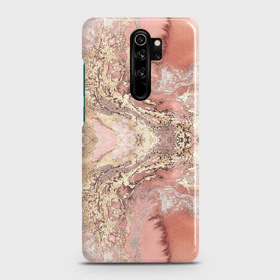 Xiaomi Redmi Note 8 Pro Cover - Trendy Chic Rose Gold Marble Printed Hard Case with Life Time Colors Guarantee