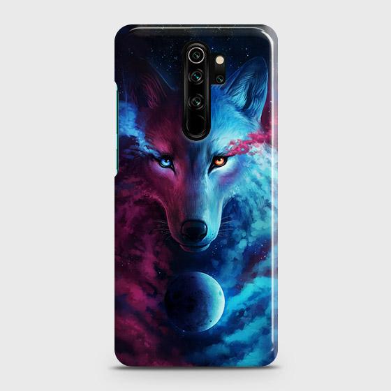 Xiaomi Redmi Note 8 Pro Cover - Infinity Wolf Trendy Printed Hard Case with Life Time Colors Guarante