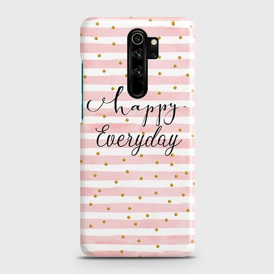 Xiaomi Redmi Note 8 Pro Cover - Trendy Happy Everyday Printed Hard Case with Life Time Colors Guarantee