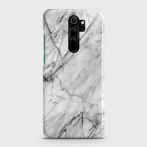 Xiaomi Redmi Note 8 Pro Cover - Matte Finish - Trendy White Floor Marble Printed Hard Case with Life Time Colors Guarantee B72