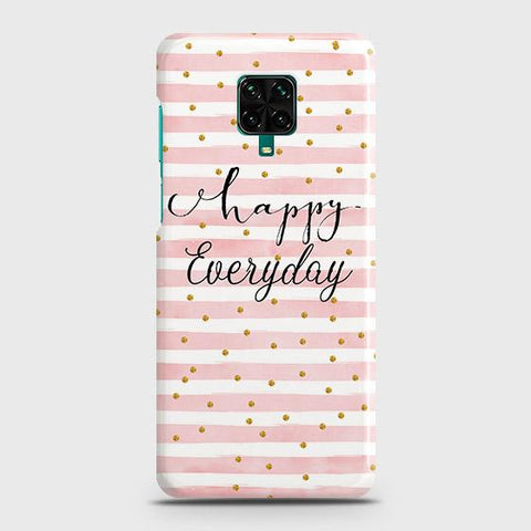Xiaomi Redmi Note 9 Pro Cover - Trendy Happy Everyday Printed Hard Case with Life Time Colors Guarantee