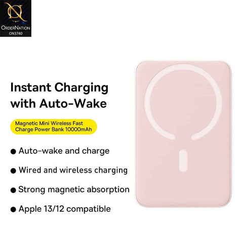 Baseus Magnetic Mini Wireless Fast Charging 10000mah 20W Black