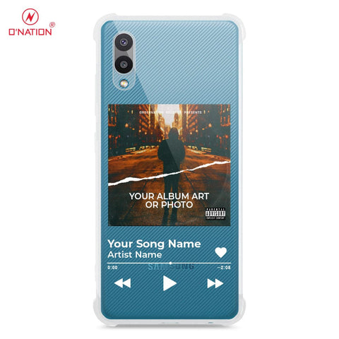 Samsung Galaxy A02 Cover - Personalised Album Art Series - 4 Designs - Clear Phone Case - Soft Silicon Borders