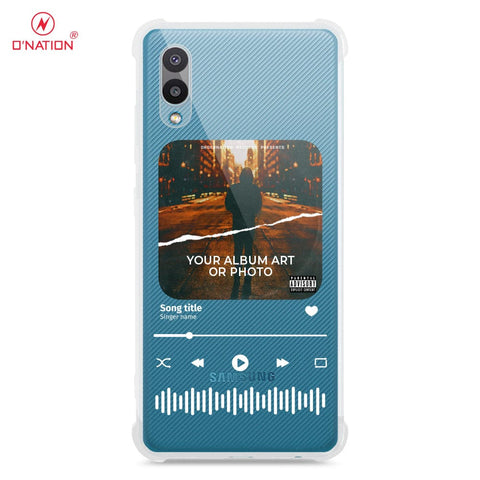 Samsung Galaxy A02 Cover - Personalised Album Art Series - 4 Designs - Clear Phone Case - Soft Silicon Borders