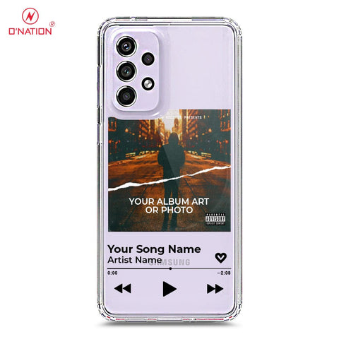 Samsung Galaxy A33 5G Cover - Personalised Album Art Series - 4 Designs - Clear Phone Case - Soft Silicon Borders
