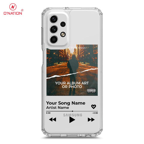 Samsung Galaxy A23 Cover - Personalised Album Art Series - 4 Designs - Clear Phone Case - Soft Silicon Borders