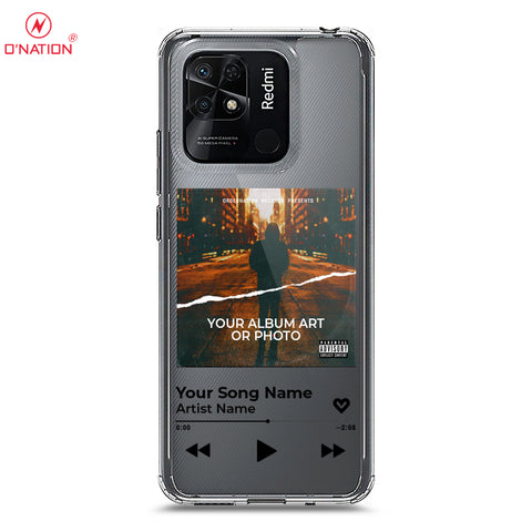 Xiaomi Redmi 10C Cover - Personalised Album Art Series - 4 Designs - Clear Phone Case - Soft Silicon Borders