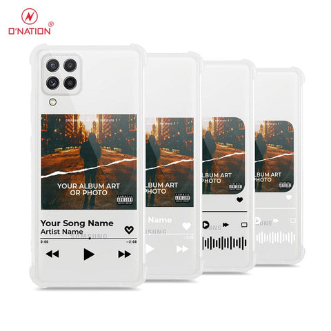 Samsung Galaxy A22 Cover - Personalised Album Art Series - 4 Designs - Clear Phone Case - Soft Silicon Borders