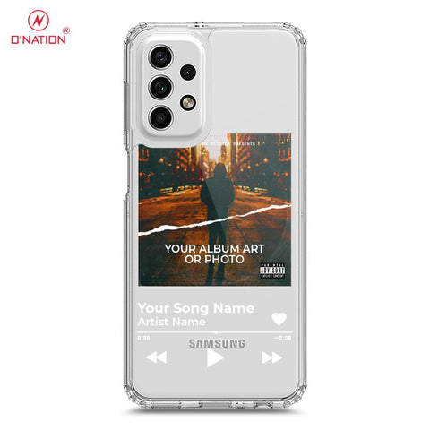 Samsung Galaxy A23 5G Cover - Personalised Album Art Series - 4 Designs - Clear Phone Case - Soft Silicon Borders