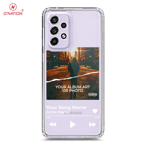 Samsung Galaxy A33 5G Cover - Personalised Album Art Series - 4 Designs - Clear Phone Case - Soft Silicon Borders